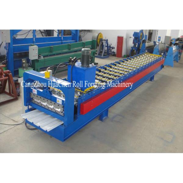 Trapezoid Cold Roll Forming Machine With Manual / Hydraulic Uncoiler