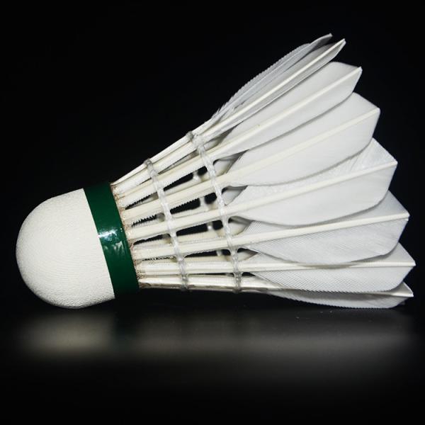 Class A Goose Feather Badminton Shuttlecock For Tournaments Training Competition