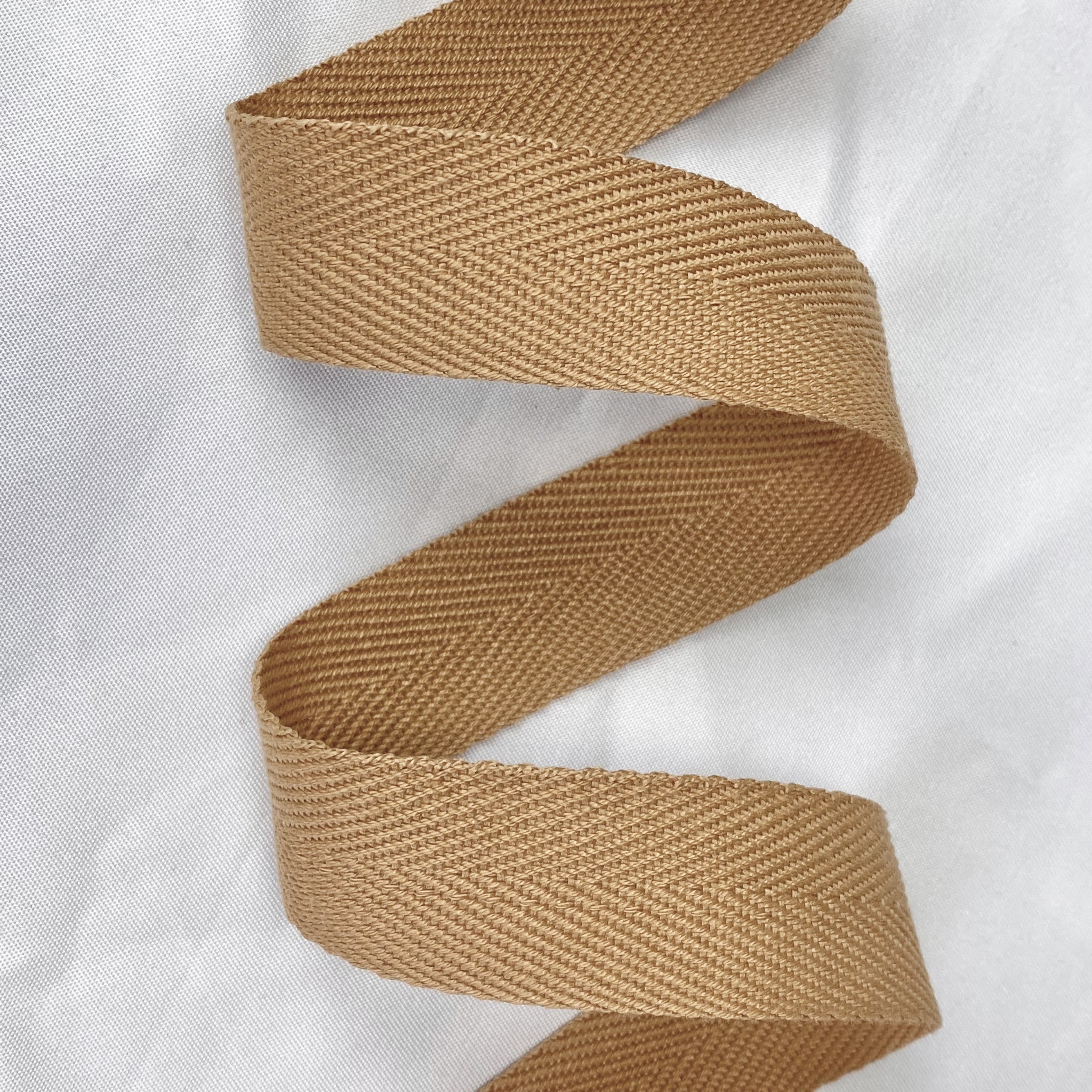 Herringbone polyester-cotton webbing Various colors Backpack strap Belt Handbag strap
