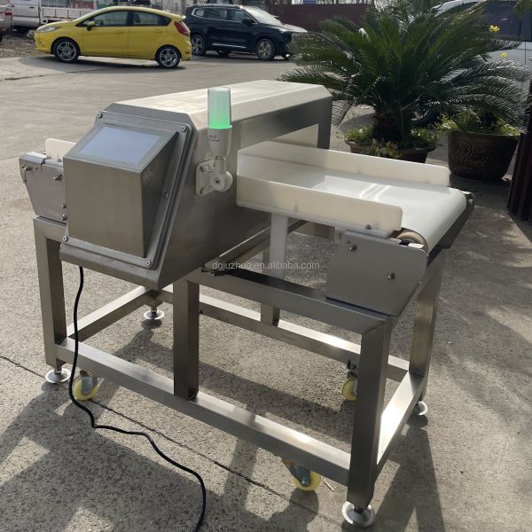 FDA Standard Belt Conveyor Type Confectionery Industry Metal Detector JZD-600