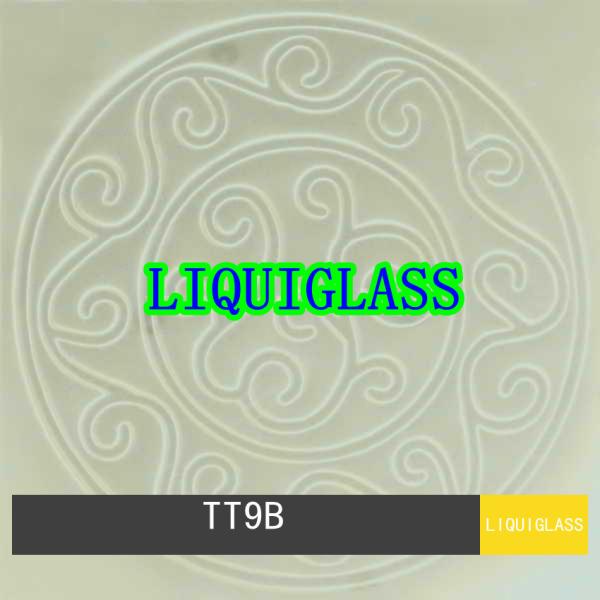 Solid Printed Toughened And Laminated Glass Tile