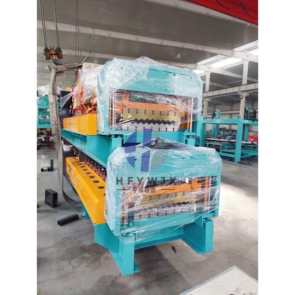 Corrugated Sheet Roll Forming Machine With Intelligent PLC Control