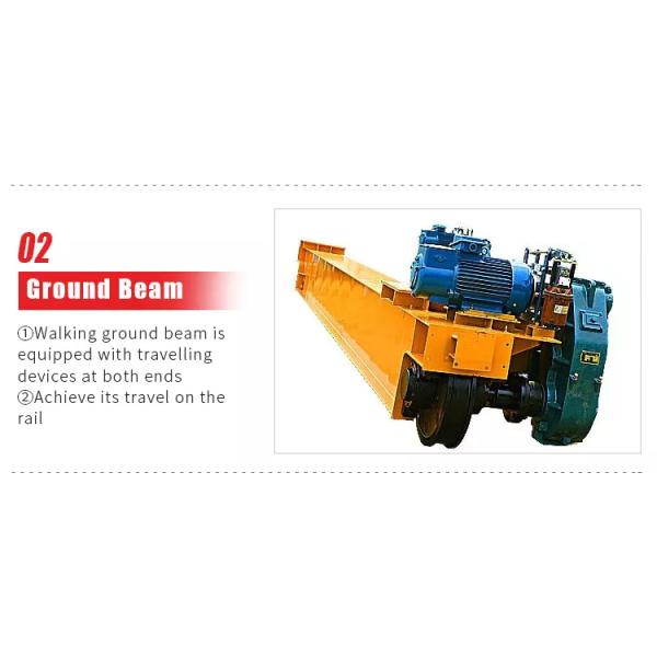 50ton 18~26m Span Double Girder Gantry Crane with Electric Trolley for Factory