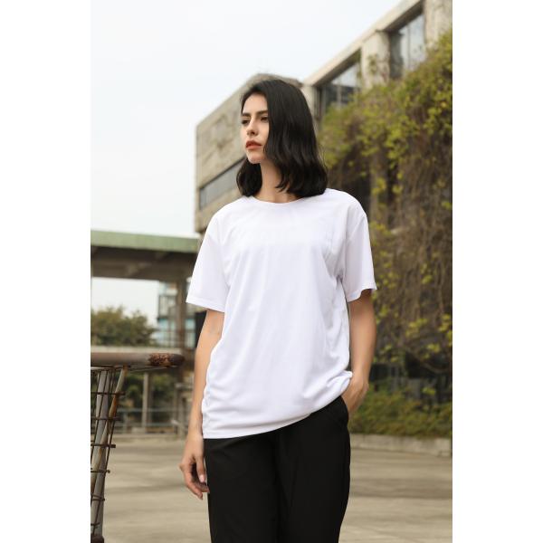 Оптовое изготовленное на заказ напечатанное 100% полиэстер резвится люди и футболки женщин