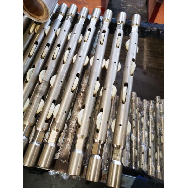 Customized Wheeled Roller Sucker Rod Guide Centralizer In API Nylon / Plastic Material