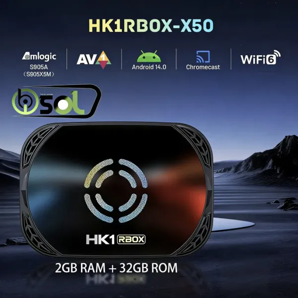 WiFi6 4K Ultra HD Streaming TV Box 2G Ram + 32G Rom Set Top Box Bluetooth 5.0