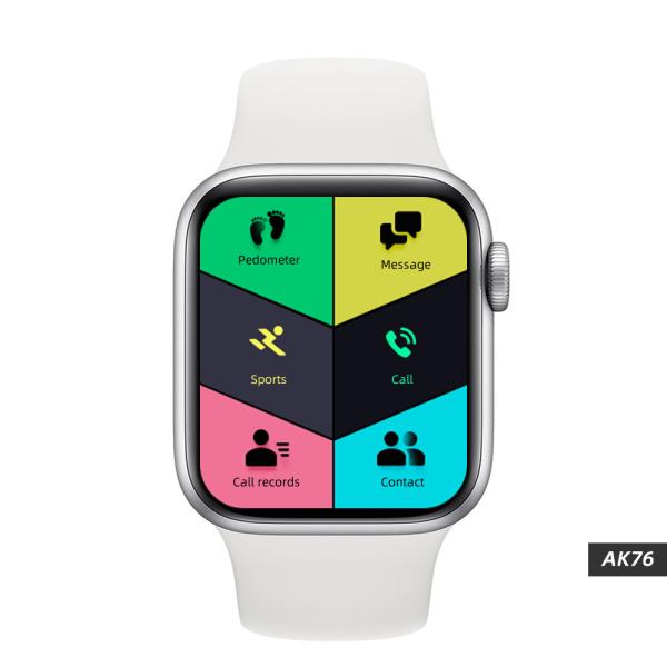 2.5D Full Touch Blood Pressure Brands AK76 Smart Watch Charging Clip Kids Games Smartwatch