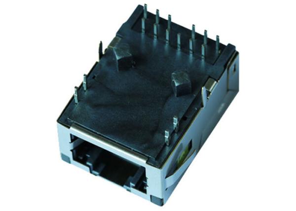 Low Profile 1x1 Port Rj45 PCB 10/100 Base-T Tab-up With LEDs LPJK8001AGNL