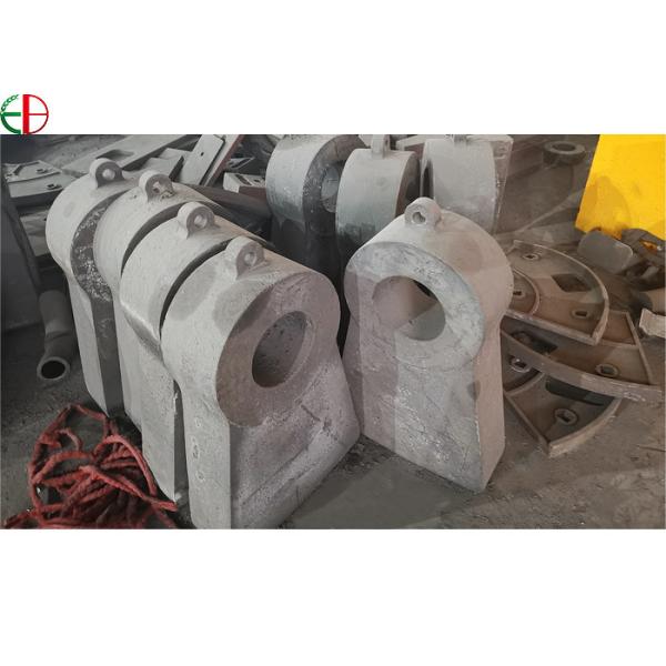 ISO9001セメントのバイメタルの粉砕機のハンマーのマンガンの鋼鉄鋳造