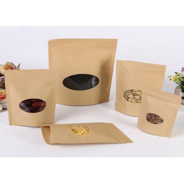 Moisture Proof Coloured Plastic Pouch Packaging For Nuts Eco Friendly