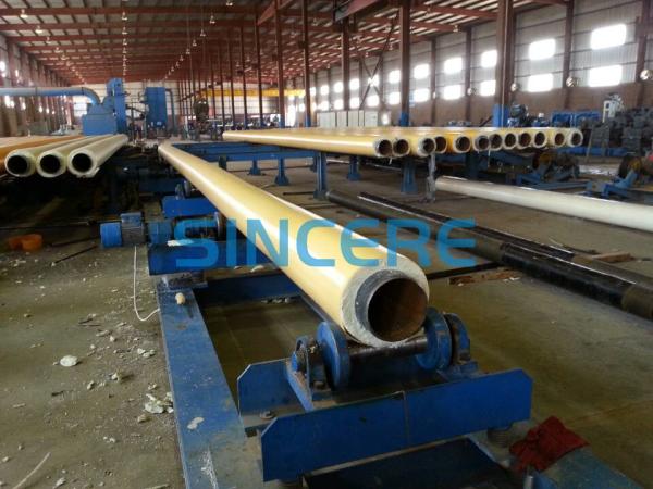 Pre Insulated Pipe Production Line Casing HDPE Pipe Making Machine