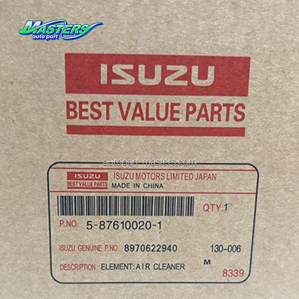 Masters 5-87610020-1 Filtro de limpeza de ar 5876100201 para ISUZU 700P 4JJ1 4HK1