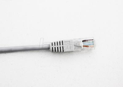 Isolação de alta velocidade Unshielded do HDPE do cabo ethernet do cabo de remendo 2m de ROHS CCA Cat6