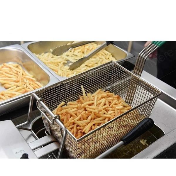 Volume Snack Production Frying Machine with EPS 405X241X204mm Continuous Snack Fryer