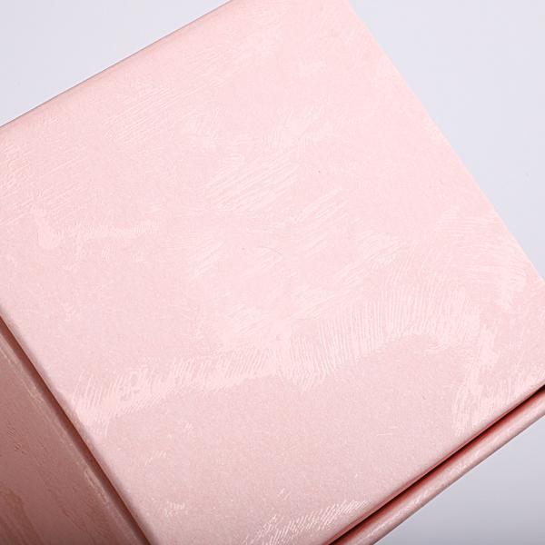 La bouteille simple rose parfument les boîtes de empaquetage cosmétiques avec l'insertion dentellent intérieur