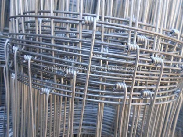 Metal Type Iron Veld Span Fence and Field Fence Wire Hot Dipped Galvanized for Sqaure