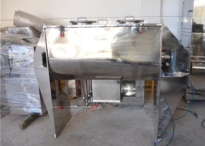 Homogenizer Horizontal Ribbon Mixer , Solid Liquid Mixer 300L Max Loading