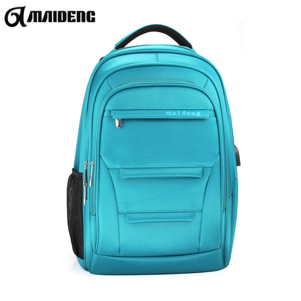 USB Charger Port Stylish Laptop Bags , Portable High School Backpacks