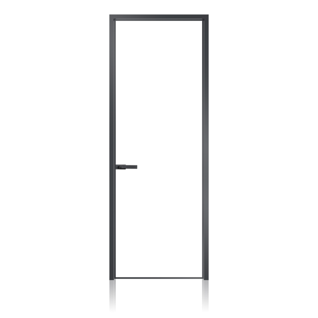 Minimalist Design Aluminium Casement Doors Narrow Edge Waterproof