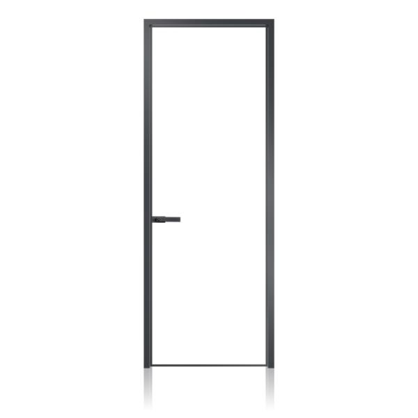 Modern House Interior Toilet Bathroom Swing Casement Door with Aluminum Frame
