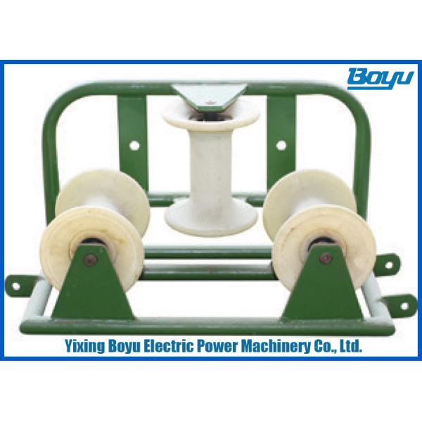 Ground Corner Pulley Stringing Blocks for Transmission Line Stringing Accessories with 3 Wheel