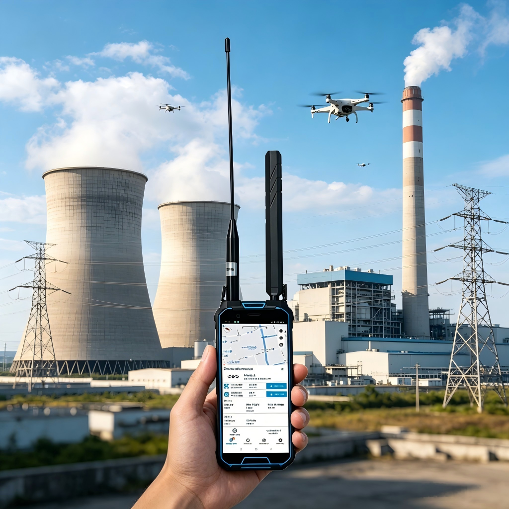 Handheld Design FPV Drone Detector UAV Locator With Frequency Range 600 MHz- 6 GHz