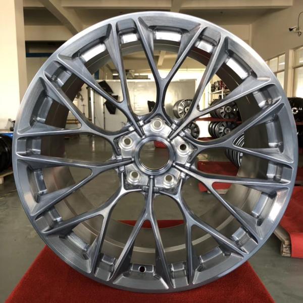 Forged wheel brush grey color alu wheels 9x18 5x150 pcd alloy wheel rim for land cruiser