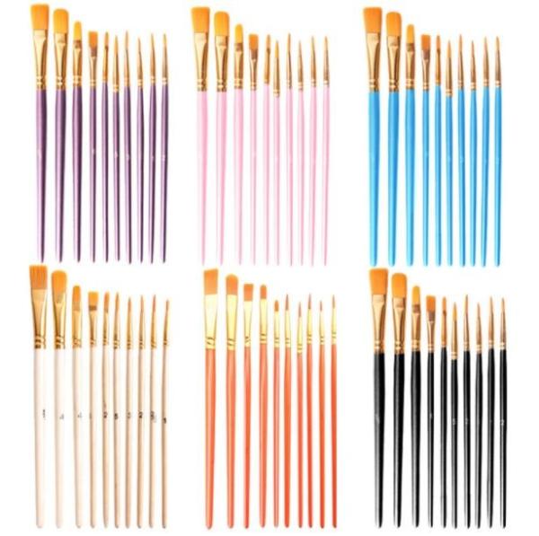Colorful Artist Paint Brush Painting Brush Nylon Brush