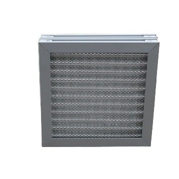Silver Corrugated Aluminum Nets Preliminary Air Filter in Carton Package