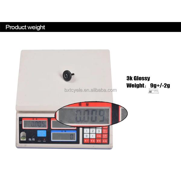 Велосипед горы разделяет верхние крышки покрывает волокно 3K углерода соткет части цикла запасные