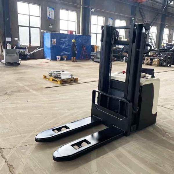 Duplex Mast Electric Stacker Lift 1.5Ton Powered Stacker SGS Approval