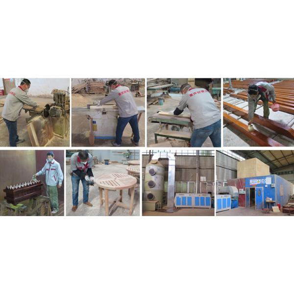 Garden Furniture L2000*W1700*H800mm Camping Table And Bench Set