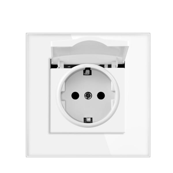 Waterproof Electrical Switch Socket for Wall Installation European standard