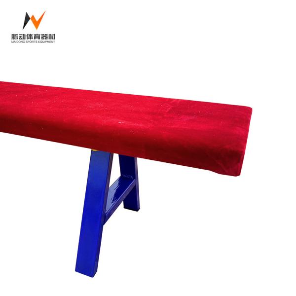 Balance Beam Gymnastics Training Equipment Solid Wood Stool for Kindergarten Children