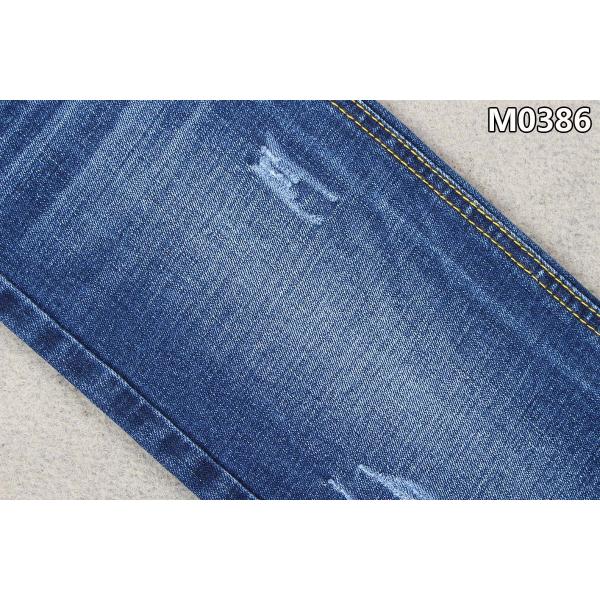 10.5oz Cotton Polyester Spandex Denim Fabric Warp Slub Jeans Material