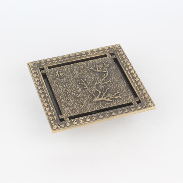Modern 5-Inch Brass Bathroom Shower Drains Square Shower Floor Waste Drain with Basin Usage for Hotels