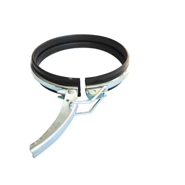 Черный гальванизированный воздуховод зажимает резиновое выровнянное для систем Hvac