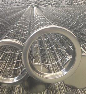Galvanized Coating Filter Bag Cage Steel Wires Material Stable Performance