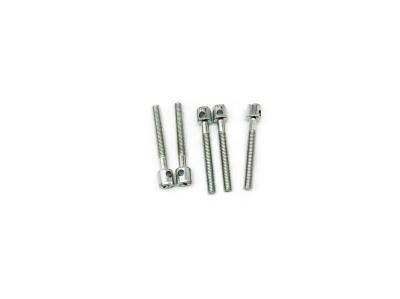 Zinc Plated Carbon Steel Hex Screw Fastener BS Standard Ｍ3x25 5.85g