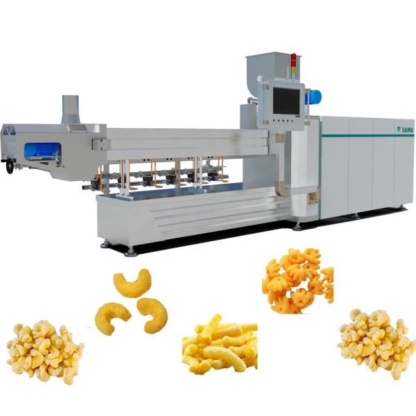 Ligne de production de maïs puff Snack Extrudeuse Chips de maïs Machines de fabrication alimentaire