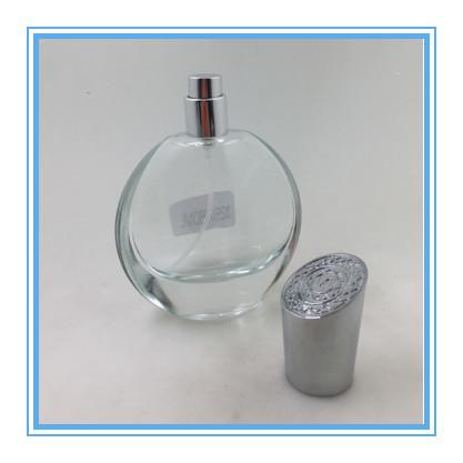 flor roja 50ml en fábrica vacía del yunwu de zhangjiagang de botellas del perfume alto del cristal