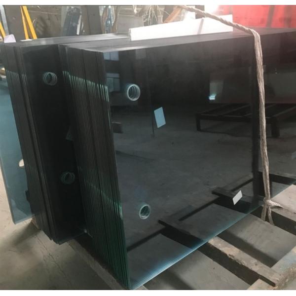 Vidrio laminado templado gris negro 4+4mm 8.76mm 442 Vidrio de seguridad por metro cuadrado