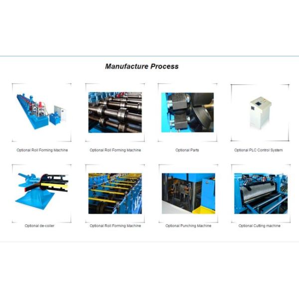 Fully Automatic Cold Roll Forming Machine , Portable Seamless Gutter Machine