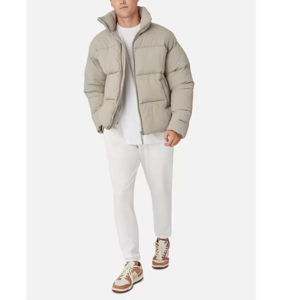 High Quality Men Winter Thicken Zipper Windproof Puffer Coat Hooded Water Resistant Men's Long Jacket