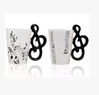 New creative gift product guita volin ceramic mugs cup