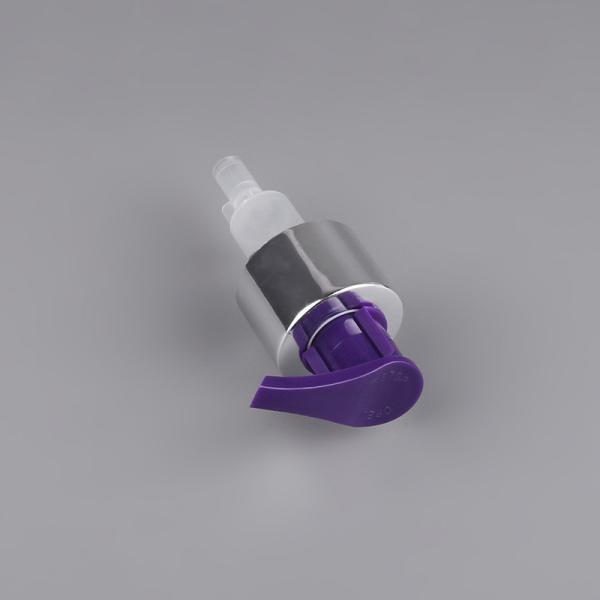 Aluminum Purple Lotion Dispensing Pump 28/410 Body Wash