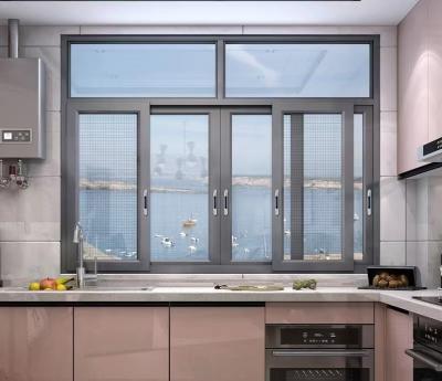 Sleek Design Custom Made Aluminium Sliding Window For Balcony / Kitchen