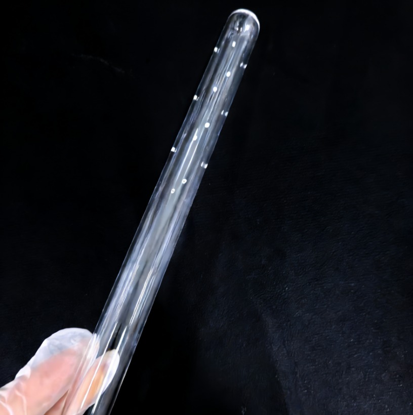 Ozone Free Clear Quartz Pipe Custom Processing Services Bending Cutting Welding