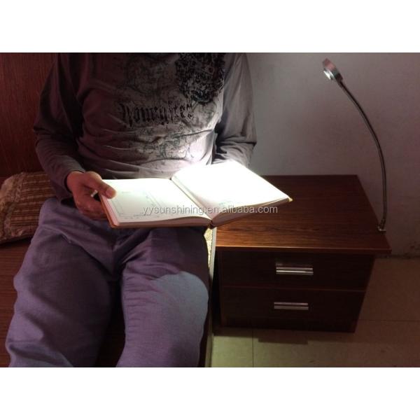 Flexible LED Bed Head Reading Light Electric Wall Mount Lamp with Aluminum Design