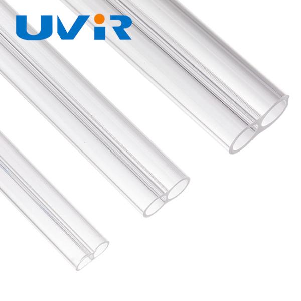 Chauffage infrarouge à tube double en quartz clair 15x33mm